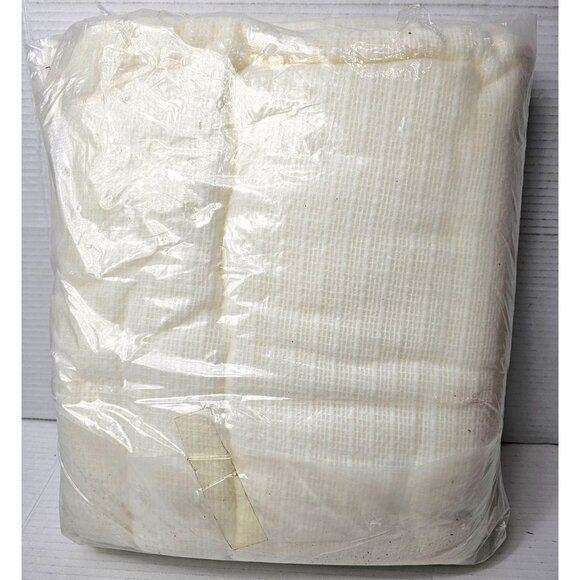 Vintage Jubilee Ivory Full Size 76 x 90 Thermal Blanket Year Round Comfort USA - Picture 6 of 10